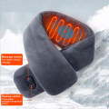 Miniatyrbild 1 av 7: vinter smart uppvärmd massagesjal vattentät dark gray