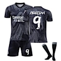 Miniatyrbild 1 av 6: Barn / vuxen 22 23 Real Madrid 120:e Y3-tröja set BENZEMA-9 xs