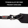 Miniatyrbild 5 av 6: För Tesla Model 3 Y 2021 Car Leather Key Holder Protector Cover Card Key Fob Case Väska För Telsa Model Y Tillbehör Bilnyckelring turn fur red m3