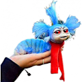 Miniatyrbild 6 av 8: Mask från filmen Labyrint labyrint mask plyschdocka julklapp 1pc