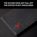 Miniatyrbillede 4 af 6: Til Tesla Model 3 Y 2021 Bil Læder Nøgleholder Protector Cover Card Nøglering Taske Til Telsa Model Y Tilbehør Bil Nøglering turn fur red m3