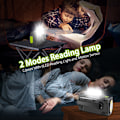 Pikkukuva 3 / 9: 4000 mAh kampiradio aurinkokennolla ja virtapankilla red
