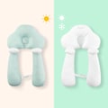 Miniatyrbillede 10 af 10: Babypude Honeycomb åndbar Newborn Head Positioner green without fixed column