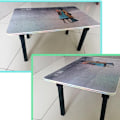 Miniatyrbild 5 av 6: 1st Bord Fällbara Stödben Metall Sängben Soffbordsben Soffben 35cm