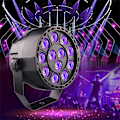 Miniatyrbillede 5 af 6: 12W LED Disco UV Violet Scenelys Ultraviolet Sort Lys Par Lys Spotlight lampe black