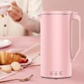 Pikkukuva 1 / 9: Soymilk Machine Mini Soymilk Maker lämmitettävä sähköinen mehulinko white 13.5*13.5*21.5cm