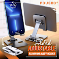 Miniatyrbillede 3 af 7: Foldet Justerbar Aluminiumslegering Holder Notebook Tablet Stand silver 135*85*25mm