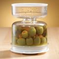 Miniatyrbillede 4 af 8: Separation Pickle Jar Pickle Jar Pickle Flip Pickle Container white 11*11*13cm