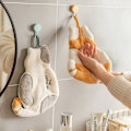 Miniatyrbillede 1 af 9: Superabsorberende mikrofiberservice til børnehåndklæde gray+white 300*210mm