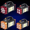 Pikkukuva 7 / 9: Ladattava LED-taskulamppu Zoomattava vedenpitävä taskulamppu orange large