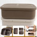 Pikkukuva 6 / 7: Irrotettava lounaskulho Kannettava Bento Box Set army green 18*13*5.8cm