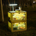 Pikkukuva 2 / 8: Ulkoreitin kokoontaitettava organizer Mito with lights