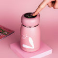 Miniatyrbillede 4 af 9: Rustfri kolbe termokande intelligent temperaturvisning pink 320ml