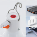Miniatyrbild 4 av 6: Utomhus USB uppladdningsbara LED-lampor Nödljus Bärbara Lantern Night Lights 40W