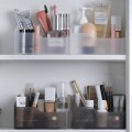 Miniatyrbillede 2 af 9: Desktop Make Up Smykker Opbevaringsboks Diverse Container transparent with grid