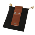 Miniatyrbild 5 av 6: Utomhus bärbar premium canvas foderväska Vikbar väska Svampbältesväska Campingväska balck