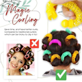 Miniatyrbillede 6 af 7: Hårkrøller Hår Donuts Hårstyling Roller Barber Bendy Curls colorful 8pcs