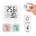 Pikkukuva 1 / 9: Mini LCD digitaalinen lämpömittari elektroninen lämpötila-anturi white 43 x43mm