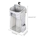 Miniatyrbillede 6 af 7: Ble Stacker hængende ble børnehave opbevaringstasker Gray 44.6*23*16cm