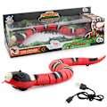 Miniatyrbillede 6 af 6: Smart Sensing Snake Børnelegetøj USB genopladeligt red 40*4*3.5cm