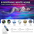 Miniatyrbild 9 av 10: Star Projector LED Aurora Projektorer Galaxy Sky Moon Lamp white no bluetooth