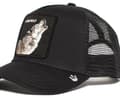 Mesh djurbroderad hatt Snapback Hat Bee black Wolf