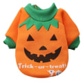 Miniatyrbild 6 av 7: Husdjurskläder Halloween Carnival Roliga husdjurskläder Vinterkappa orange extra large