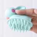 Miniatyrbillede 4 af 8: Kaninører silikone massageapparat til hovedhår pink 8*6*6.5cm