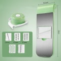 Miniatyrbild 4 av 6: Multi Slicer Skalare Morot 7 i 1 kök Grönsaksskärningsverktyg red 7pcs Set