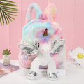 Miniatyrbild 2 av 8: Unicorn Cute Kids Figur Zipper Ryggsäck 1pc
