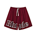Miniatyrbillede 2 af 4: Basketshorts til mænd Træningsbukser Gymshorts Red M