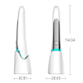 Miniatyrbillede 8 af 8: Elektrisk Vibration Øjenlæber Ansigtsmassager Anti-rynkeældning white 28.5*31*114mm