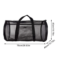 Miniatyrbillede 5 af 8: Multifunktionel snorkling, foldbar mesh bærbar Tote black large