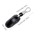 Pikkukuva 6 / 7: Uusi ABS Carbon Fibe -auton kauko-avain, cover , Tesla Model 3 Model S Model X -auton älyavaintarvikkeiden pidike Fob red for model s model 3