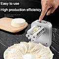 Miniatyrbillede 3 af 7: Automatisk Dumpling Machine Press Dumpling Form Wonton Machine Kitchen white
