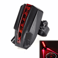 Pikkukuva 2 / 9: Laser- ja LED-takapyörän takavalon turvavaroitusvalo red+black 8.6x3.1x4 .9cm