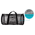 Miniatyrbillede 8 af 8: Multifunktionel snorkling, foldbar mesh bærbar Tote black large