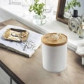 Miniatyrbillede 7 af 8: 5 Lags Plast Roterbar smykkeskrin Øreringe Ring Container black 12.5*10cm