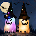 Pikkukuva 7 / 10: Halloween LED-vilkkuvalo Riippuva Ghost Party -pukeutuminen colorful light 44*20cm