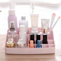 Miniatyrbild 2 av 8: Desktop Diverse Smink Kosmetisk Make Up Case Förvaringsfodral white 23.5*18.5*7.5cm