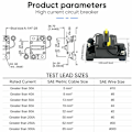 Miniatyrbild 7 av 11: Bil Auto Marin Båt Stereo Audio Inline Circuit Breaker Säkring Red 40A