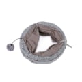 Miniatyrbillede 5 af 8: S Shape Sammenklappelig Cat Tunnel Cat Legetøj Slidstærkt ruskind gray 124*26cm