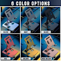 Miniatyrbillede 7 af 7: Foldet Justerbar Aluminiumslegering Holder Notebook Tablet Stand gray 135*85*25mm