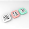 Miniatyrbillede 5 af 9: Mini LCD digitalt termometer elektronisk temperatursensor white 43 x43mm