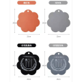 Miniatyrbillede 10 af 10: Silikone glasfiber induktion kogeplade beskytter Mat orange(without printing) 25*25cm