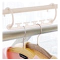 Miniatyrbillede 8 af 8: Bøjle - Tøjbøjle - Tilslutningskrog - Organizer Sølv white 10pcs