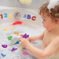 Miniatyrbillede 1 af 7: 36 stk/sæt alfanumeriske bogstaver badelegetøj colorful 36pcs