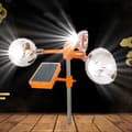 Field Solar Bird Pest Repeller 360 graders roterande reflektor orange Single-sided reflect
