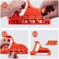 Pikkukuva 3 / 6: Hand Plane Kipsilevyn leikkaustyökalu Kipsilevyn pikaleikkuri 45 Degree Planer