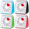 Miniatyrbild 2 av 6: 60 minuter Analog Visual Timer Time Management Tool red 78*78*48mm